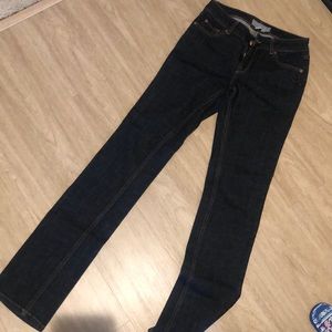 Zara woman jeans blue dark